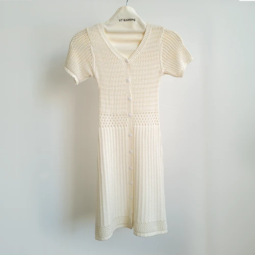 Vestido casual de lana para mujer.