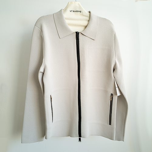 Knitted Button Through Polo Shirt Knitted Button Through Polo Shirt