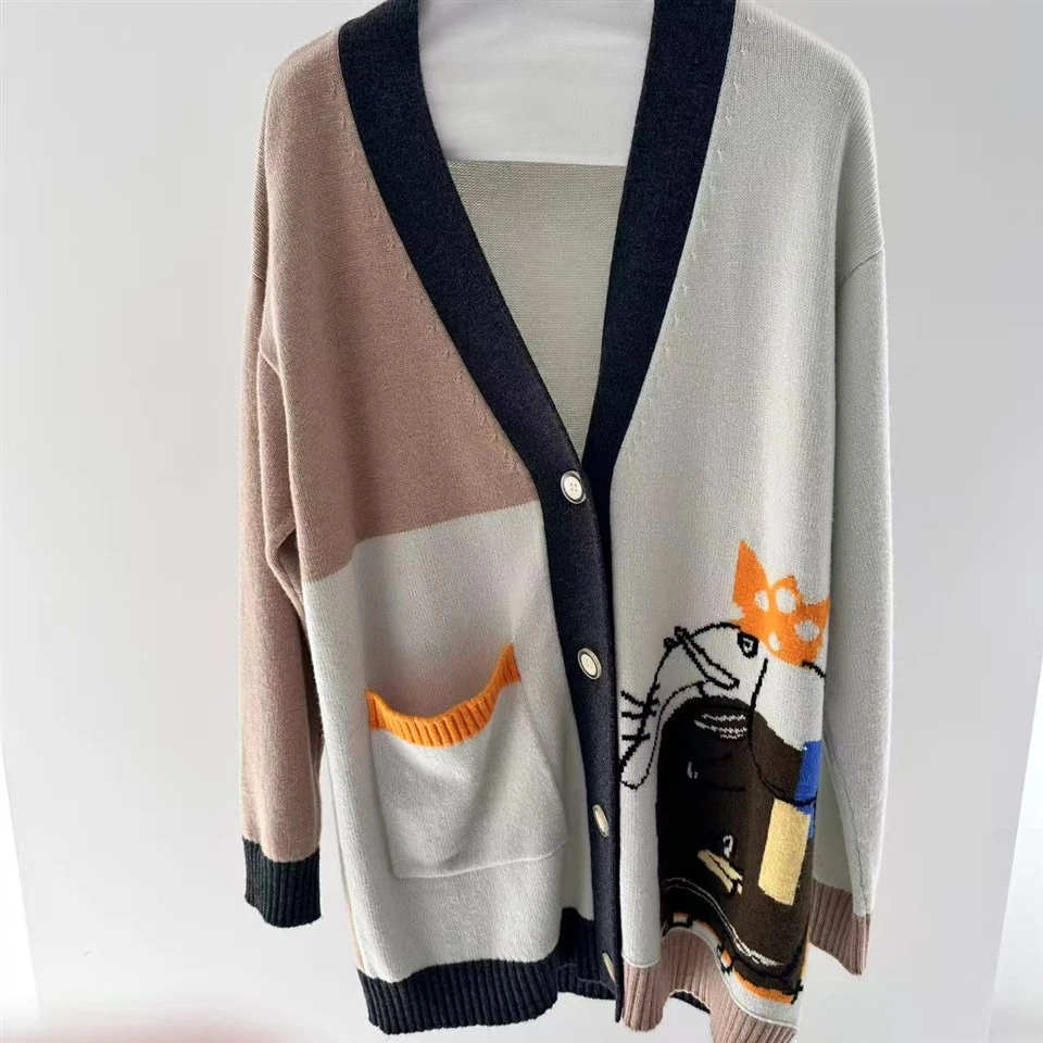 Luxury Painted Women Coat
