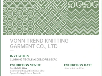 La última colección de prendas de punto de Vonn Trend se exhibirá en la expos...