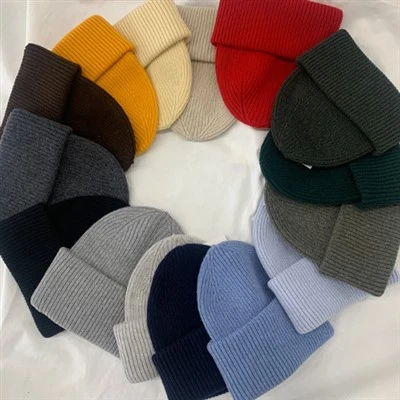 Gorro de lana merino estándar colorido
