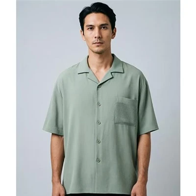 Camisa de manga larga de punto para exteriores para hombre
