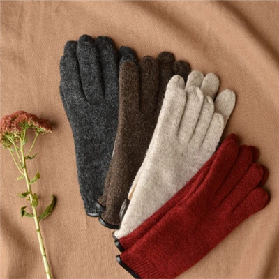 Guantes de lana merina