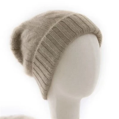Gorro de lana suave para invierno