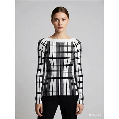 Ropa básica de punto de lana para mujer