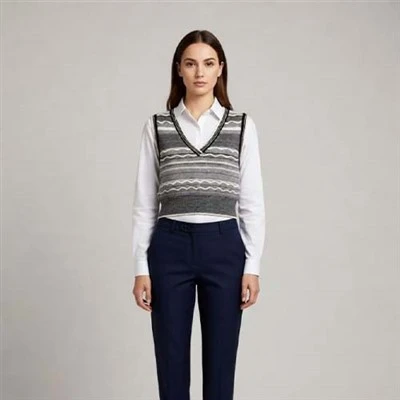 Camisetas de punto de diseño entalladas-para mujer