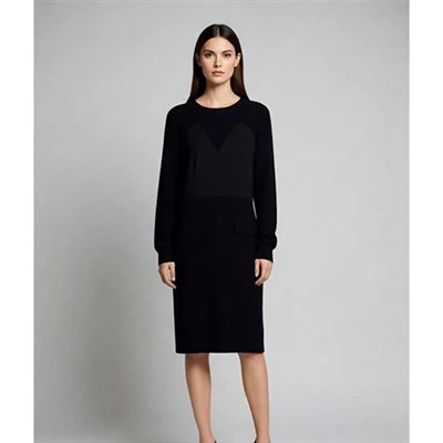 Vestidos de punto cruzados para mujer